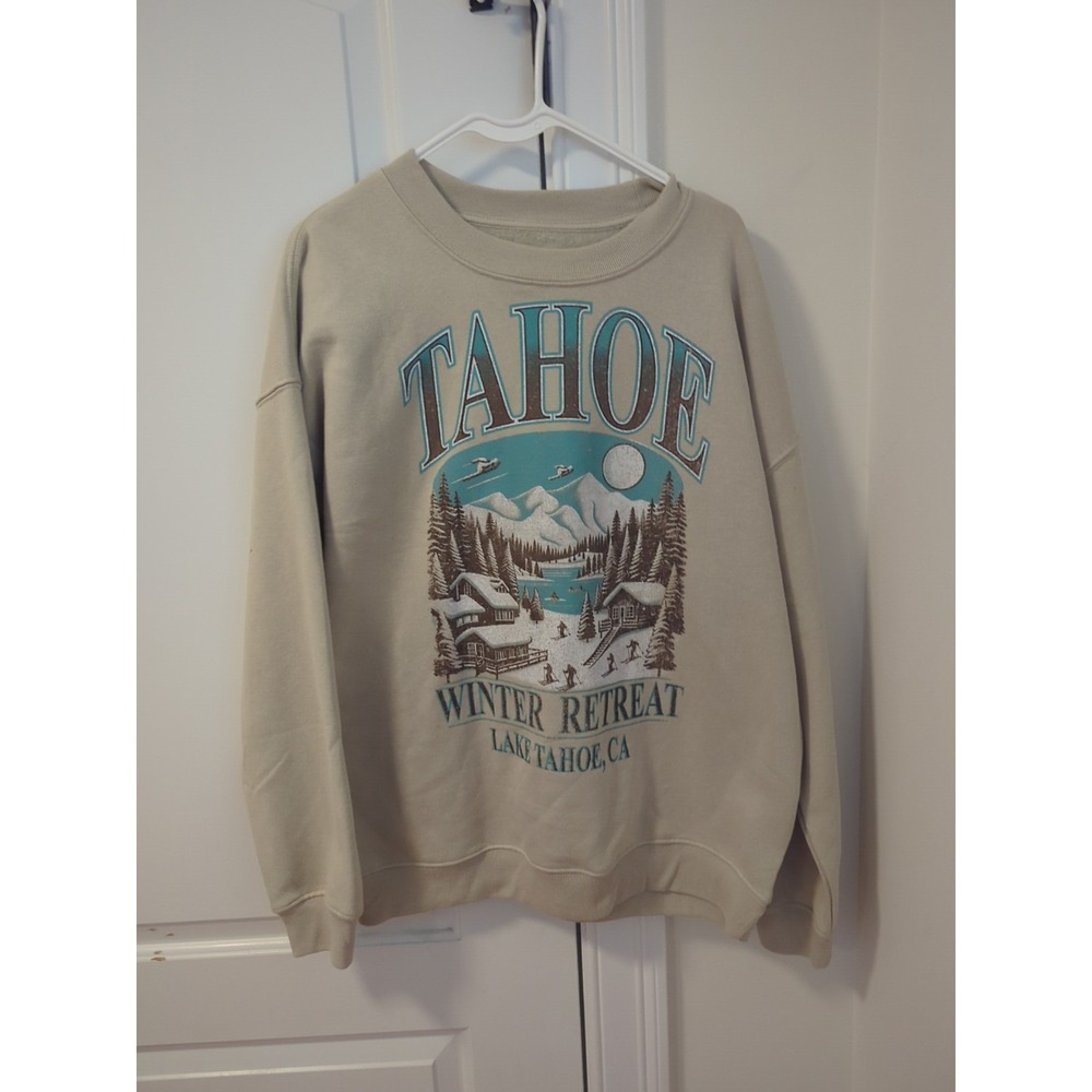 State of Mine Men's Lake Tahoe California Sweatshirt Size Medium